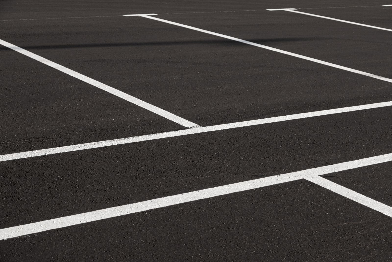 Parking lot compliance striping