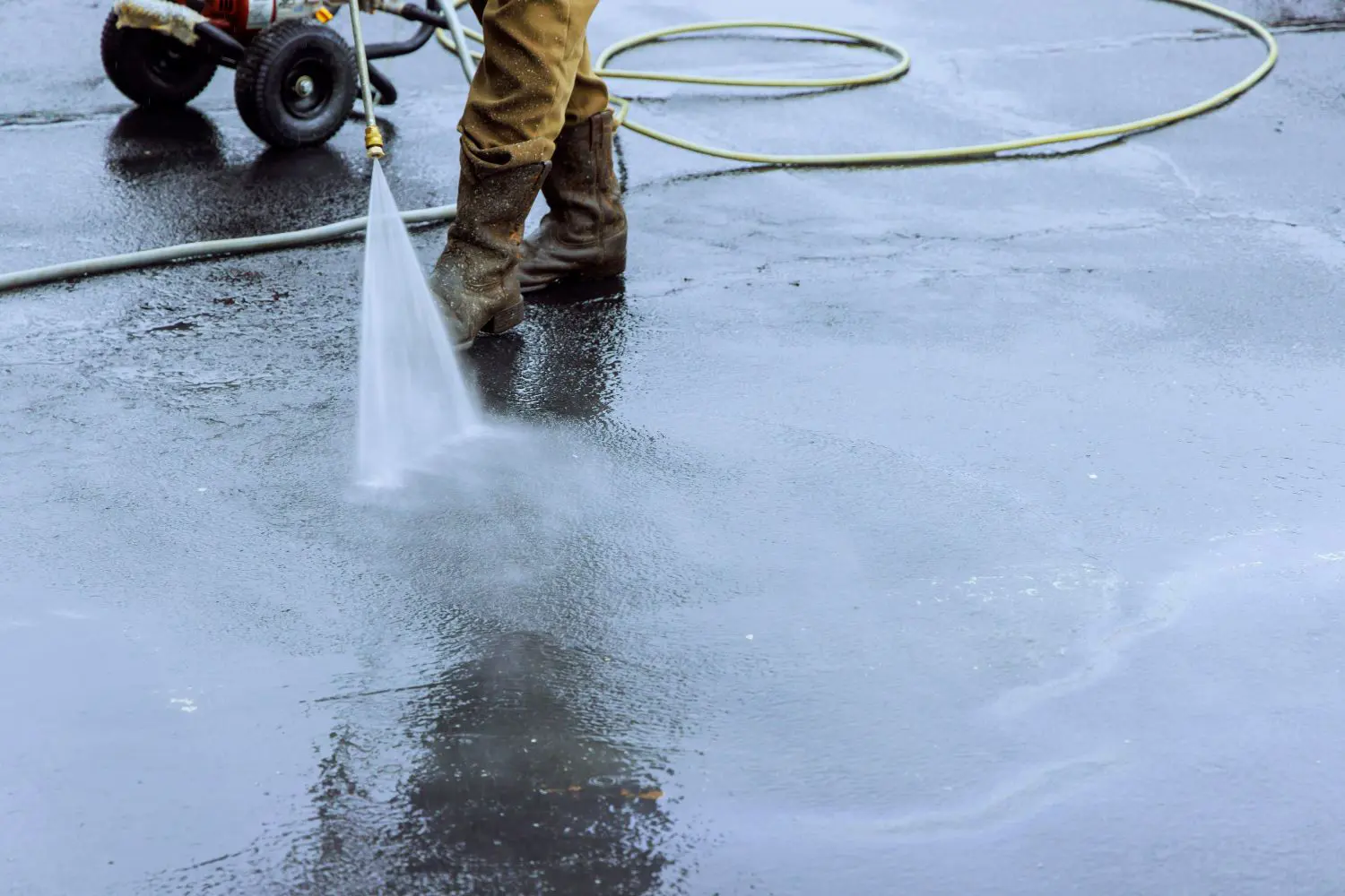 Surface-specific powerwashing by ASanchez Landscaping LLC